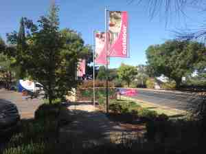 Barossa Garden Centre at Nuriootpa in country SA is a welcoming site along the road.
